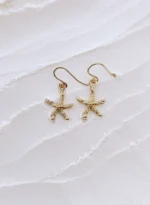 Starfish – kolczyki Sielava, srebrna biżuteria inspirowana Bałtykiem